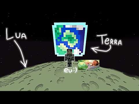 fui pra lua no Minecraft (sem mods)