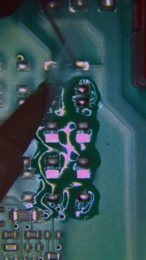 SMD Resistor Replacement (Quick & Easy Fix!) #shorts #microsoldering #electronicsrepair #diy #iphone