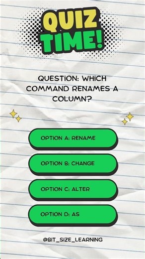 Can You Solve This? | SQL Quiz #SQLQuiz #DataAnalytics #TechInterview #LearnToCode #Database