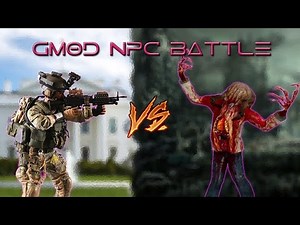 [FAN REQUEST] US MILITARY VS ZOMBIES! (GMOD NPC BATTLE)
