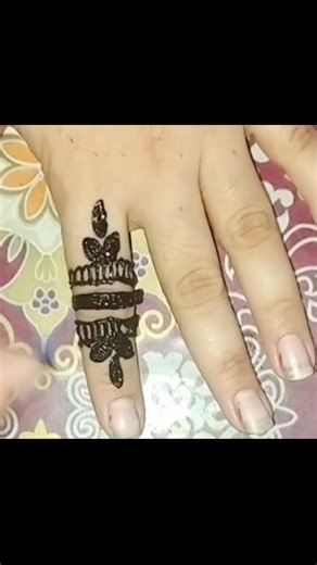 kids finger design |step by step |#simplemehndi #easymehndidesign