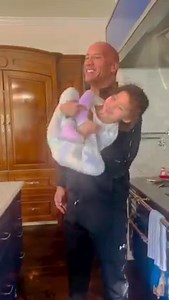 16M views · 1.5M reactions | Flew all night long just to walk thru the door in time for breakfast and “daddy curls” at 7am  Been working all night zombie hours 履‍♂️⏰ for weeks with little sleep, but man I walk thru that door and these little tornados instantly give me fuel. That’s the power (and mana) of our babies. Enjoy your weekend, my friends. | Dwayne The Rock Johnson | Facebook