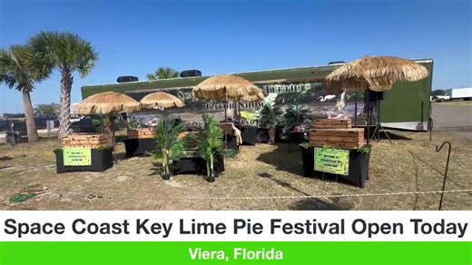 The Space Coast Key Lime Pie Festival opens today in Viera, kicking off two full days of family fun, food, and Florida flavor! �� Join us live as we check out the delicious key lime treats, local vendors, live entertainment, contests, and activities for all ages. From pie-eating competitions to unique artisan booths, there’s something for everyone to enjoy this weekend. Grab the family and come celebrate everything key lime right here on the Space Coast — you won’t want to miss it! | Space Coast