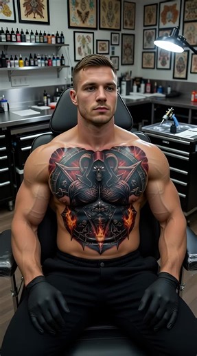 Satana tattoo #fyp #tattoo #TattooArt #ink #realistictattoo