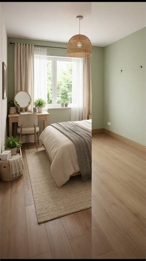 bedroom transformation video in modern-coastal style