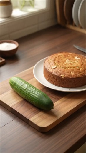 Cucumber cake #shortsfeed #trending #recipe #foodie