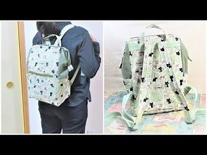 リュックサックの作り方 ワイヤー入り　Wire backpack 後編　完成編②