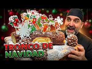 How to make a Yule Log step by step. Easy and delicious recipe.