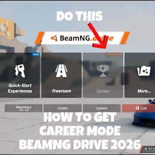 Do THIS to get BeamNG Drive Career Mode in 2026