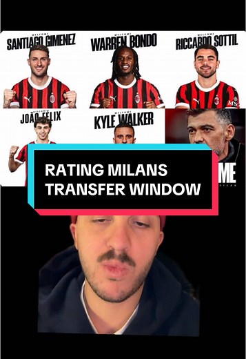 AC Milan Transfer Window Ratings and Analysis