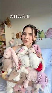 jellycat bunnies tour!!🐇🎀 ‪@JellycatLondon‬ #jellycatcollection #bunny #rabbit #jellycats #cute