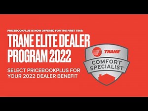 Trane Elite Dealer Benefit - Choose PricebookPlus in 2022