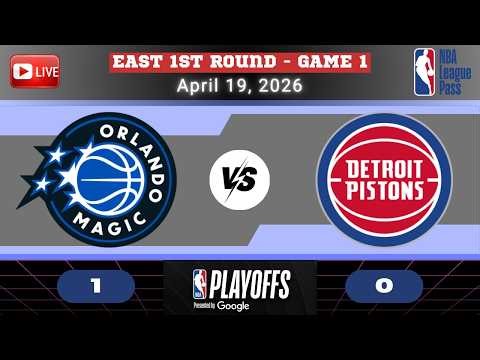 ORLANDO MAGIC vs DETROIT PISTONS | Game 1 Highlights | April 19, 2026 | REALISTIC NBA 2K Gameplay