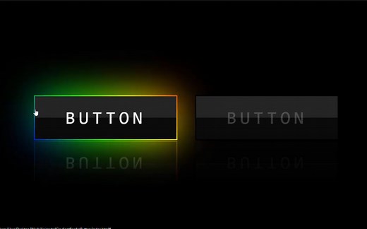 发光渐变按钮特效