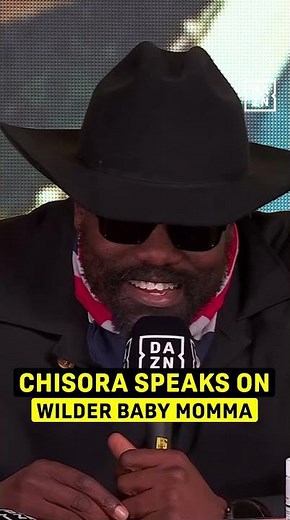 Derek Chisora speaks on Wilder's baby momma incident #shorts