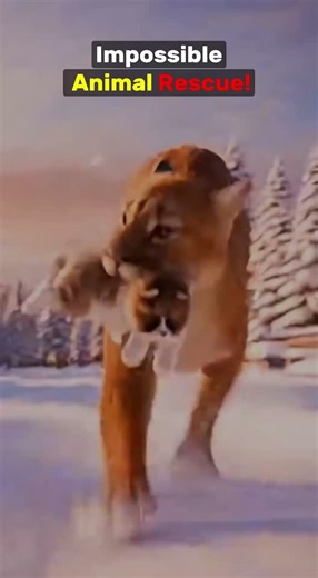 Unbelievable Heroism: Watch This Brave Cat Save Its Best Friend! 🐈🛡️#Shorts #AnimalRescue#CatHero