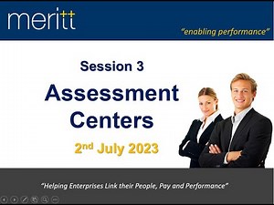 Assessment Centers (Session 3) on 2nd July 2023