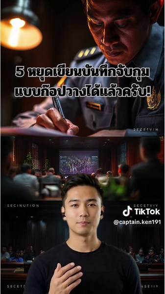 หยุดเขียนบันทึกจับกุมแบบก๊อปวางได้แล้วครับ!#ตํารวจ #กฎหมาย #พนักงานสอบสวน #สืบสวน #tiktokสายความรู้
