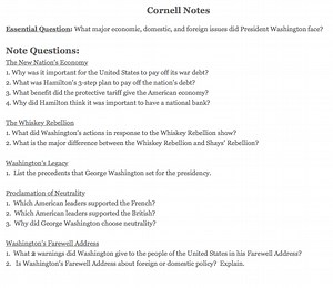 Early Republic: George Washington