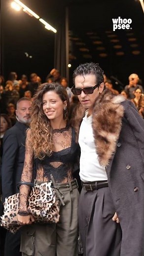 #AchilleLauro and #CelesteDallaPorta "reckless youth" at the #DolceGabbana SS26 show