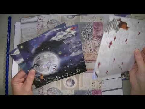Real Talk +++ Stamperia Cosmos Infinity +++ Novemberheftchen