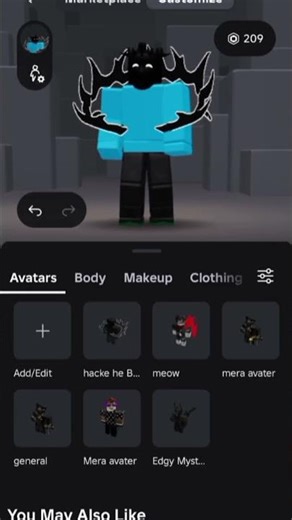 roblox avater setting