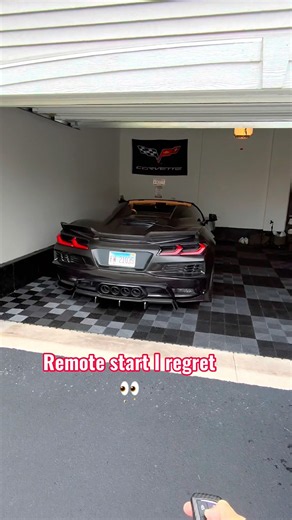 First time remote start CATLESS Z06 #corvette #automobile #cartok #z06 #shorts #coldstart