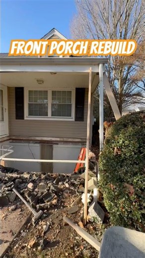 Front Porch Rebuild #diy #constructionchannel #frontporch #rebuild #howto #stepbystep #trending #dyp