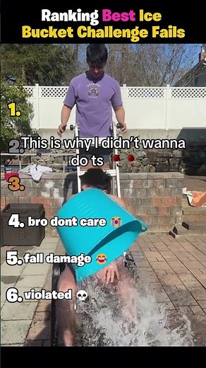 Ranking The Best Ice Bucket Challenge Fails