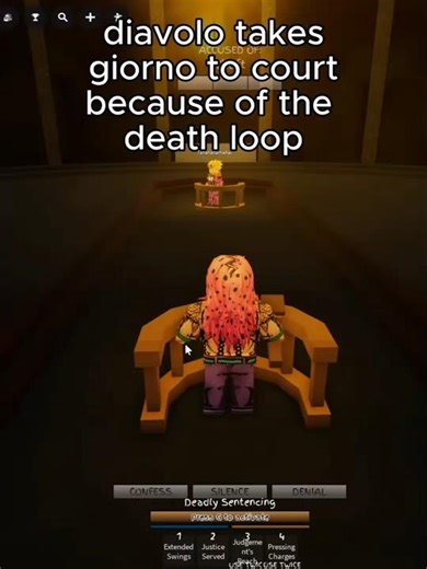 giorno giovanna has been TAKEN to court #diavolo #jojosbizarreadventure