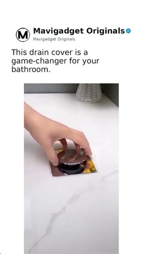 Metal Anti-Odor Pop Up Shower Drain 🤖