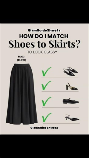 "Four classy shoe picks that pair perfectly with a flowy maxi skirt." #skirt #fashion #tips #trend