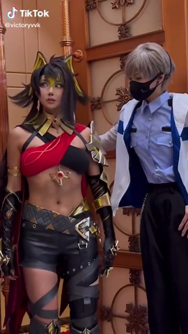 Genshin Conflagration Street, find out who the terminator is! #cosplay #beauty #style #fashion #model