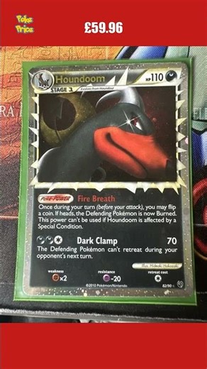 🔥 This Houndoom card fetched £59.96 — crazy or fair? #shorts