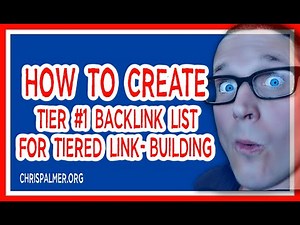 How to Create Backlinks List Tutorial For Tiered Link Building SEO