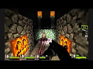 Minecraft in L4D2 - Mines of the Living Dead: The Caves - Expanded!