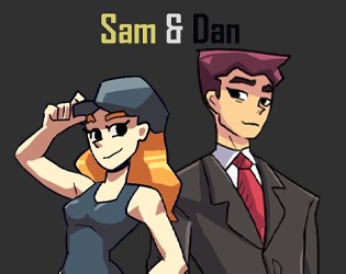 Sam & Dan (Character Sprite Sets) by thegoldenlinestudio