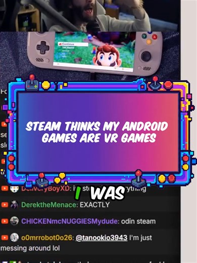 Steam thinks my Android games are VR games #gaming #steam #games