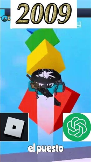 Los 3 mejores juegos de roblox del 2009 según ChatGPT. #roblox #historiaderoblox #juegos #lentejas