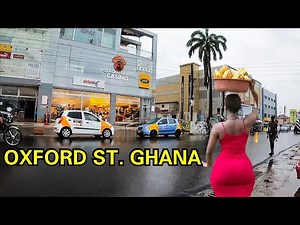 RAINY!! RAINY!! Raw Unfiltered, Raw Streets of Accra Ghana's Popular Street Oxford Street!
