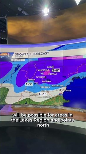 Spring snow coming to New Hampshire❄️