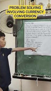 PROBLEM SOLVING INVOLVING CURRENCY CONVERSION