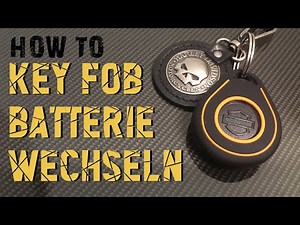 How to replace the battery of the Harley Davidson key (with video)