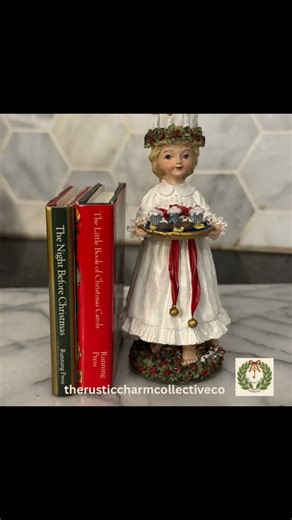 Welcome to #bundifulsquares1201 Bundle 5 Vintage Swedish St Lucia figurine 2 miniature Night Before Christmas books, both vintage Bundle price: $20 shipping @bundiful_squares #bundifulsquares1201 @bundiful_squares Hosts: Alicia @alicesantiqueattic Annie @oakhollowmarket Laquita @laquitabrownjones Mari @mariatthecottagedoor Marta @the_vintage_bulle Sally @theshabbycottageict | Angie May Bonebrake