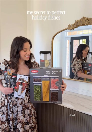 #ad Injecting melted butter with herbs into chicken is my secret to the juiciest, most flavorful roast 🧈✨ The @OXO flavor injector makes it effortless and once you try it, you’ll never go back to plain chicken and turkey again! I also use their potato masher for velvety mashed potatoes (sour cream is non-negotiable!) and the cookie scoop for perfectly round cookies, meatballs, and even pancake batter. I store all my baking must-haves in their POP Containers, which keeps everything fresh and org