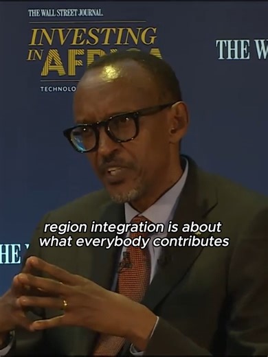 1.8K views · 18 reactions | "African countries need Regional Integration to build capacity" -President Paul Kagame --- This video is credited to The Wall Street Journal | Business Insider Africa | Facebook