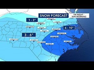 Winter Weather Q&A 1.30.26 | 3+ inches of snow expected this weekend in Raleigh
