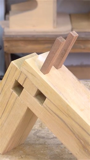 Amazing Wooden Lock Joints with New Technique #tooltips #wood #woodscraft