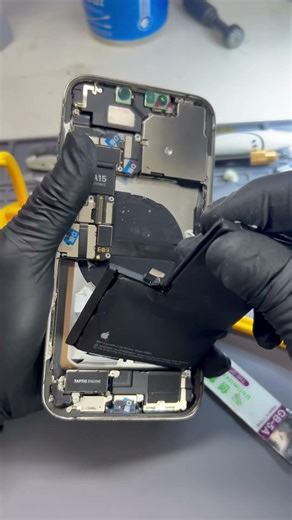 iPhone 13 Pro Max with a swollen battery