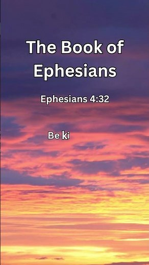 Ephesians 4:32 - Be Kind and Compassionate | Inspirational Bible Verse Short 🙏